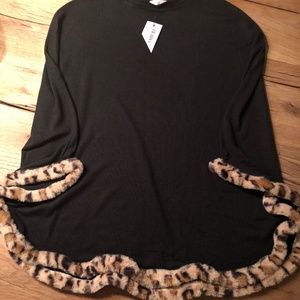 Top It Off "Emory" Poncho